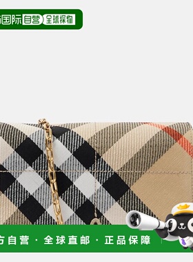 香港直邮Burberry 巴宝莉 女士 Snip 格纹迷你斜挎包单肩包