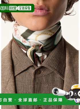 自营欧洲直邮Loro Piana 女士多色真丝围巾
