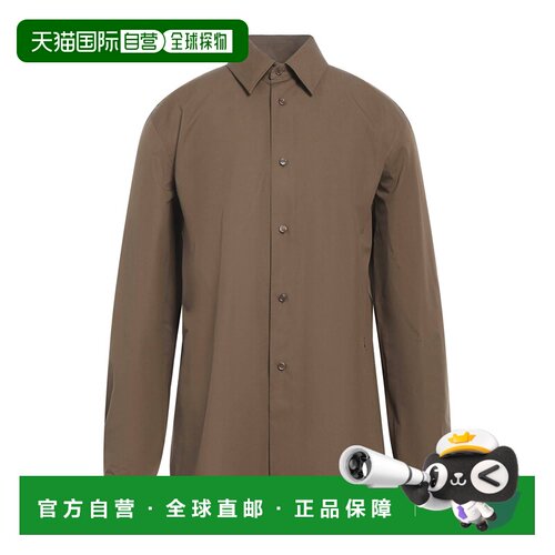 香港直邮Burberry 巴宝莉 男士 标准剪裁衬衫 green绿色 舒适时尚