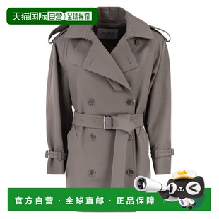香港直邮MaxMara 麦斯玛拉 女士 MXSCACIO 短款棉质风衣 26111211
