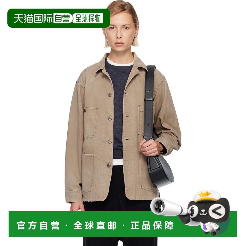 香港直邮Maison Margiela 马丁 马吉拉 女士 驼色 Herringbone Wo