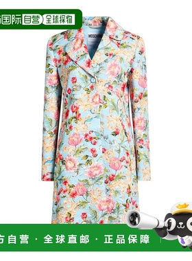 1h可退 香港直邮Moschino 莫斯奇诺 女士 大衣 blue蓝色 舒适时尚