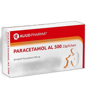 欧洲直邮Aliud乙酰氨基酚片10粒日常缓解头痛发热轻度疼痛舒缓