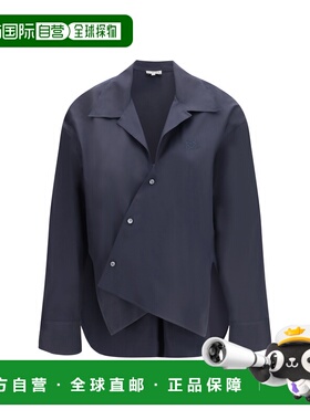 1h可退 香港直邮LOEWE 罗意威 女士 蓝色衬衫 S359Y05XEZ