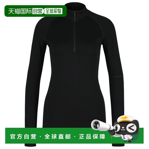 欧洲直邮ICEBREAKER 女士运动服 1152267BLACK C【付后1h可退】