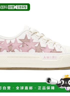 香港直邮AMIRI 女士 白色 Stars Court Low 运动鞋 AWFOSR1035