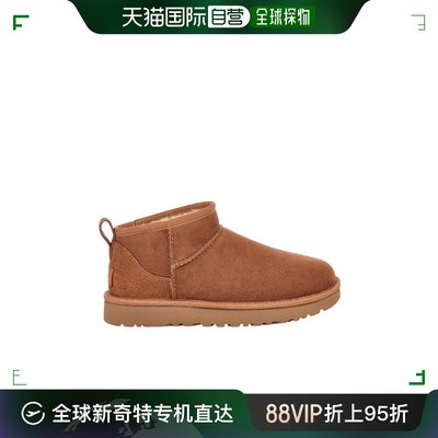 香港直邮Ugg 女士 徽标雪地靴 W1116109CHESTNUT