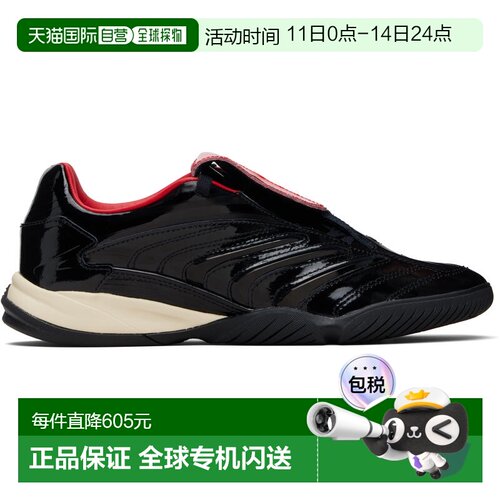 1h可退 香港直邮Adidas 男士 黑色 Predator Sala 运动鞋 IH7009R