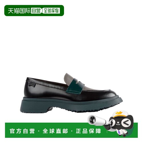 香港直邮CAMPER 女士芭蕾乐福鞋 K201116034 AW2024 绿色 圆头乐