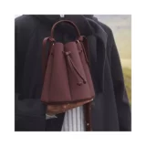 Изящная женская сумка-мешок Polene, европейская прямая рассылка, Numero Huit Mini, коньячная телячья кожа