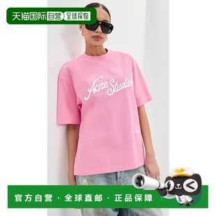 1h可退 香港直邮Acne Studios 艾克妮 女士 Exford Tourist 徽标T