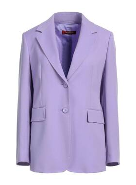 1h可退 香港直邮MaxMara 麦斯玛拉 女士 西装外套 purple紫色 舒