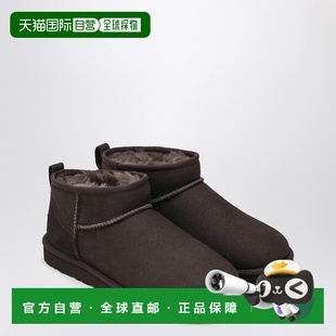 香港直邮Ugg 男士 ULTRA 经典款迷你造旧深褐色短靴 1137391男鞋