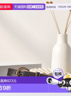 自营欧洲直邮RALPH LAUREN拉夫劳伦RRL皮革摔花皮带腰带情人节礼