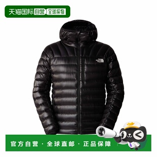 自营欧洲直邮The North Face北面 Summit男士黑色尼龙连帽羽绒服