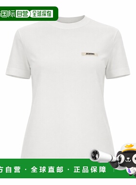 1h可退 香港直邮Jacquemus 女士 罗缎短袖T恤 TSW00550AJ00029100