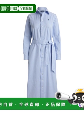 1h可退 香港直邮Polo Ralph Lauren 衬衫式连衣裙 211A96362