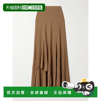 1h可退 KHAITE 女士 不对称羊毛混纺中长半身裙 9890511
