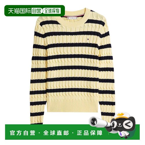 香港直邮TOMMY HILFIGER 女士针织衫 WW0WW476440FV支付后1h可退