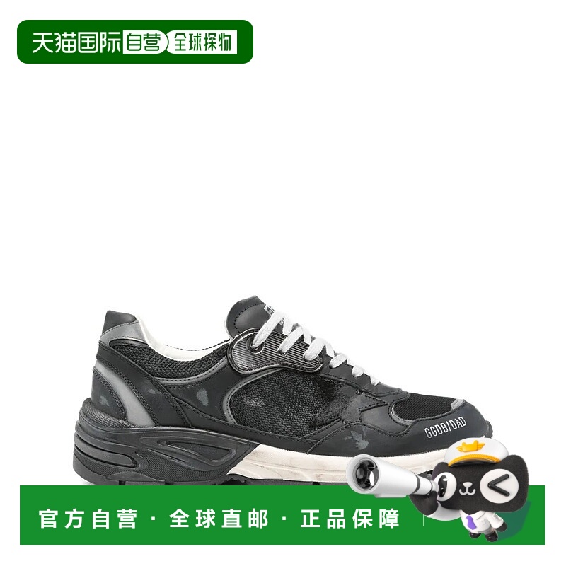 1h可退 香港直邮GOLDEN GOOSE 男士 DAD-STAR 皮质训练鞋 GMF0088