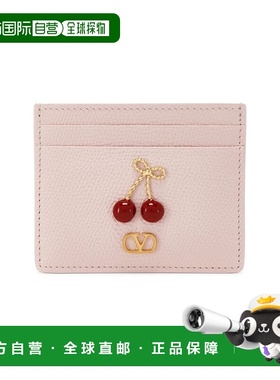 1h可退 香港直邮valentino 华伦天奴 女士 徽标卡套(樱桃色) 8W2P