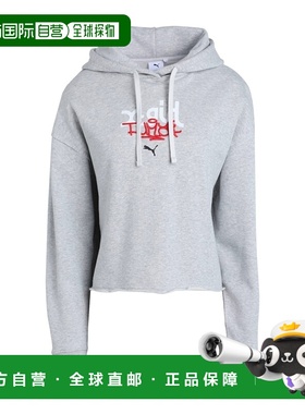 1h可退 香港直邮Puma X X-girl 女士 连帽卫衣 grey灰色 舒适时尚