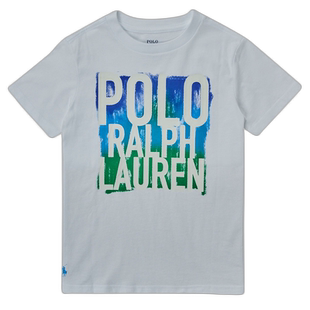 欧洲直邮Polo Ralph Lauren 拉夫劳伦 男孩 GOMMA 短袖T恤 白色