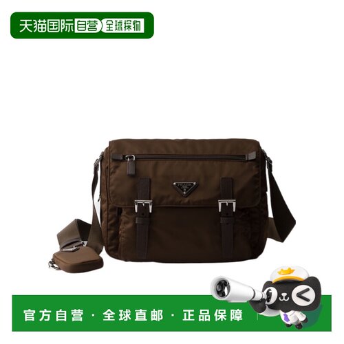 香港直邮Prada 拉链单肩包 1BD953RV44VB1M斜挎包手提包
