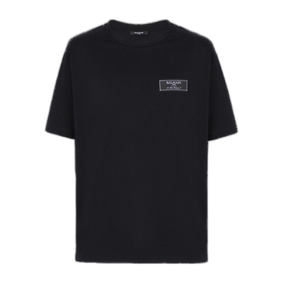 香港直邮Balmain Paris 标签短袖T 恤 CH1EG000JB54