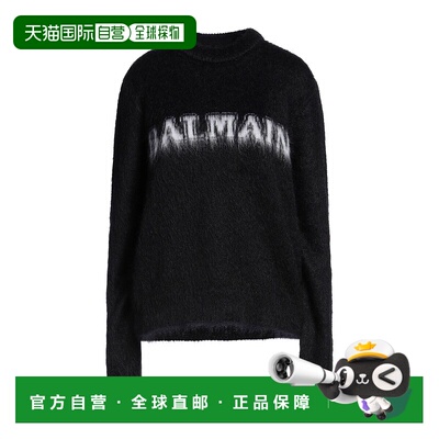 1h可退 香港直邮Balmain 巴尔曼 女士 毛衣 black黑色 舒适时尚