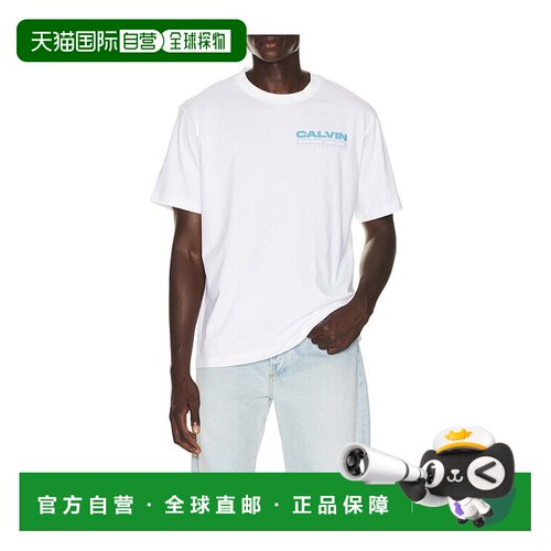 香港直邮Calvin Klein 卡尔文 克莱恩 男士 Disc Stack 印花T恤 L