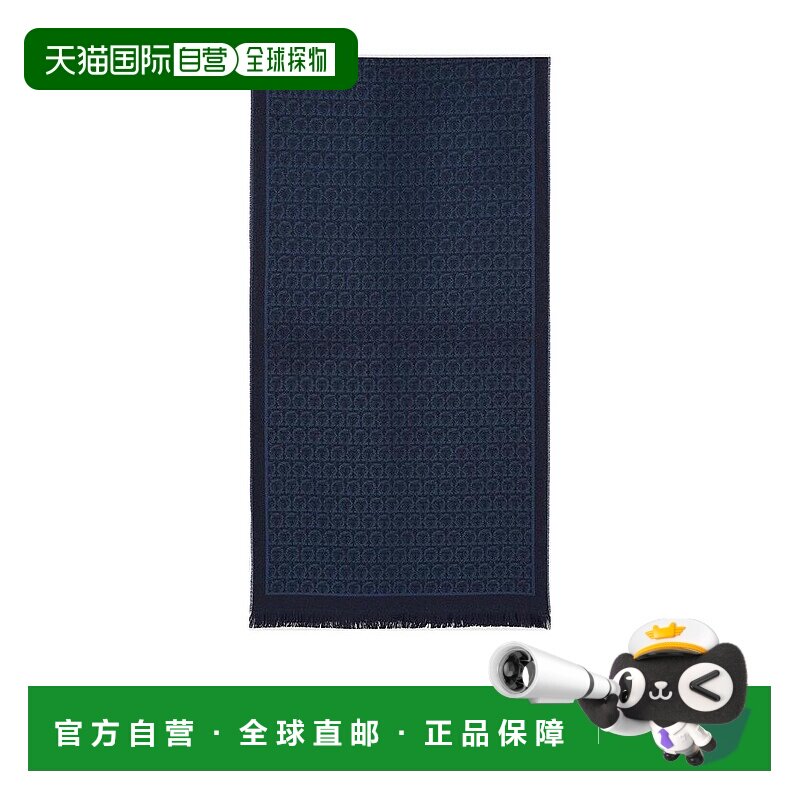 香港直邮Salvatore Ferragamo 徽标围巾 327955时尚高级感 正品