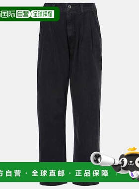 香港直邮AGOLDE 女士 Slater 高腰阔腿牛仔裤 black黑色 舒适时尚