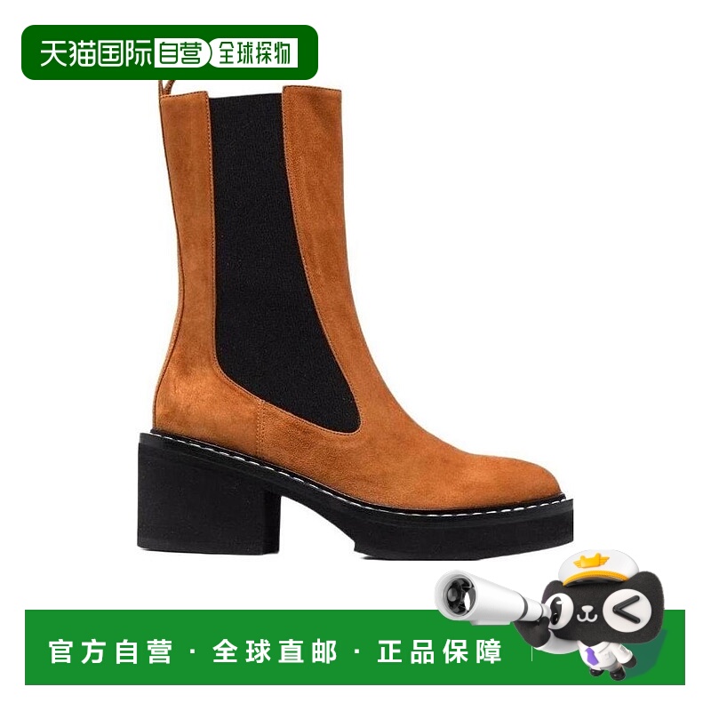 香港直邮Khaite Calgary 绒面皮短靴子 F1015726L726女靴