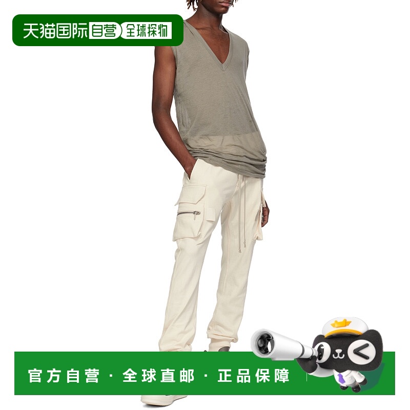 香港直邮Rick Owens 抽绳运动裤 RU01E5396BA卫裤休闲裤束脚裤