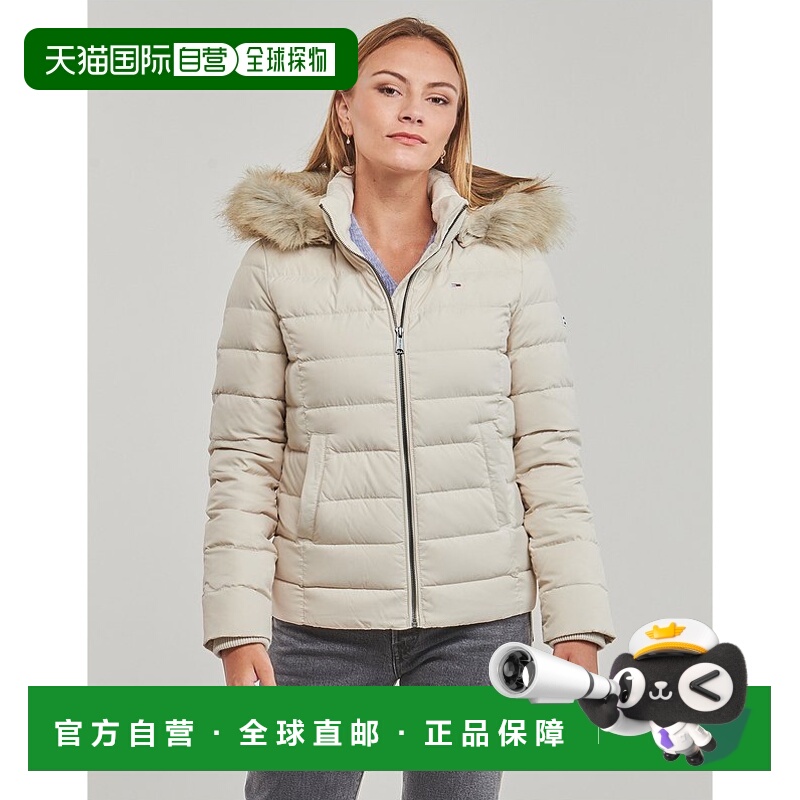 欧洲直邮Tommy Jeans 女士 TJW BASIC HOODED DOWN JACKET 羽绒服
