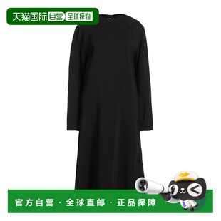 香港直邮Marni 玛尼 女士 中长连衣裙 black黑色 舒适时尚