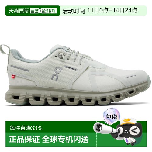 1h可退 香港直邮On 女士 灰白色 Cloud 6 Waterproof 运动鞋 3WF1