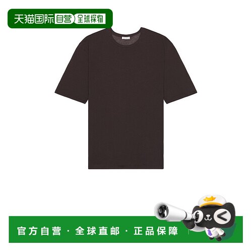 1h可退 香港直邮Saint Laurent 圣罗兰 男士 宽松款T恤 780208Y37