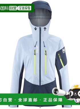 自营欧洲直邮Millet觅乐 M WHITE 3L 女款三层防水冲锋衣 蓝色