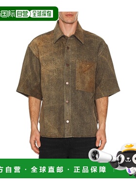 1h可退 香港直邮AGOLDE 男士 Watson 衬衫 A40661917 brown棕色