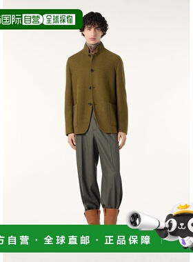 自营欧洲直邮Loro Piana 男士灰色初剪羊毛休闲裤