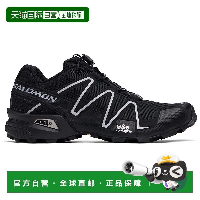 香港直邮salomon 萨洛蒙 女士 黑色 Speedcross 3 运动鞋新款
