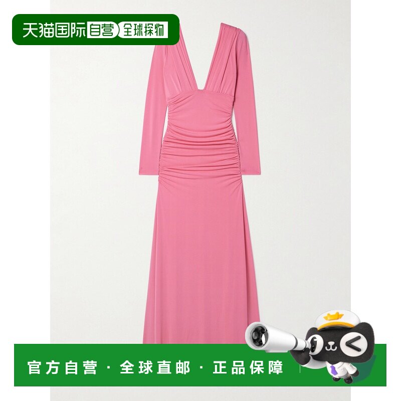 1h可退 CAROLINA HERRERA 女士 褶皱弹性针织礼服 S2515N连衣裙