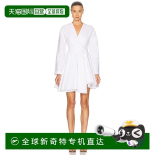 AA9R2618T447A 1h可退 香港直邮Alaia 女士 不对称束带连衣裙