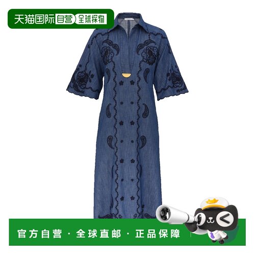 香港直邮ZIMMERMANN/Aster女士牛仔连衣裙 【付后1h可退】