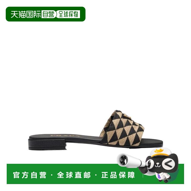 1h可退 香港直邮PRADA 女士凉鞋 1XX6373LK6F010F0Y30 SS2025 黑