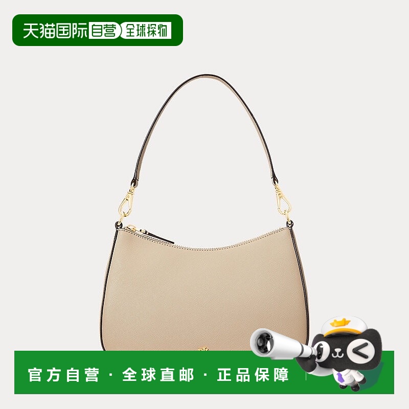 自营欧洲直邮RALPH LAUREN拉夫劳伦 LaurenDanni中号交叉纹皮革包