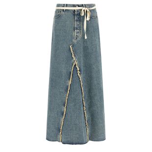 原版 香港直邮Maison 下摆牛仔半身裙 女士 马吉拉 Margiela 马丁