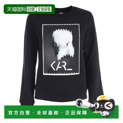 欧洲直邮KARL LAGERFELD 女士卫衣 205W1812999 AW2020 黑色